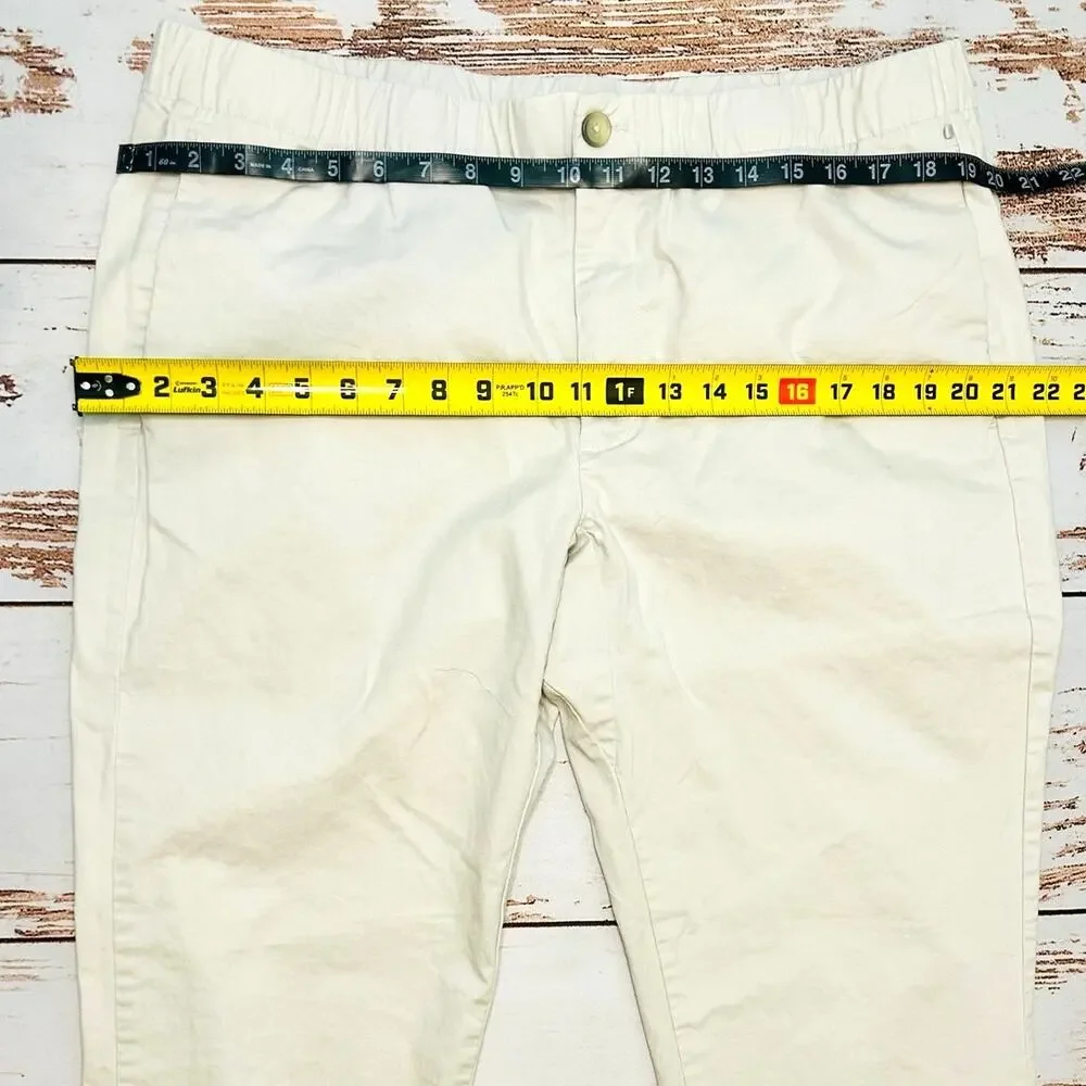 Denim & Flower Ricky Singh Slim Fit Chino Pants Khaki Men's XL Stretch